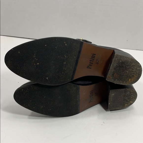 Pertini leather buckle boots size 37 - Picture 6 of 10